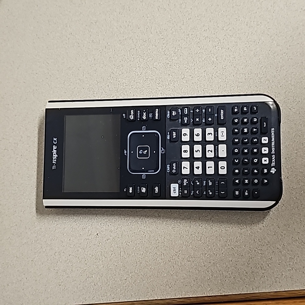 Texas Instruments TI-nspire CX Graphing Calculator Black W Cover